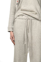 New York Studio Elax women’s chino pants in knit-effect jersey with straight fit