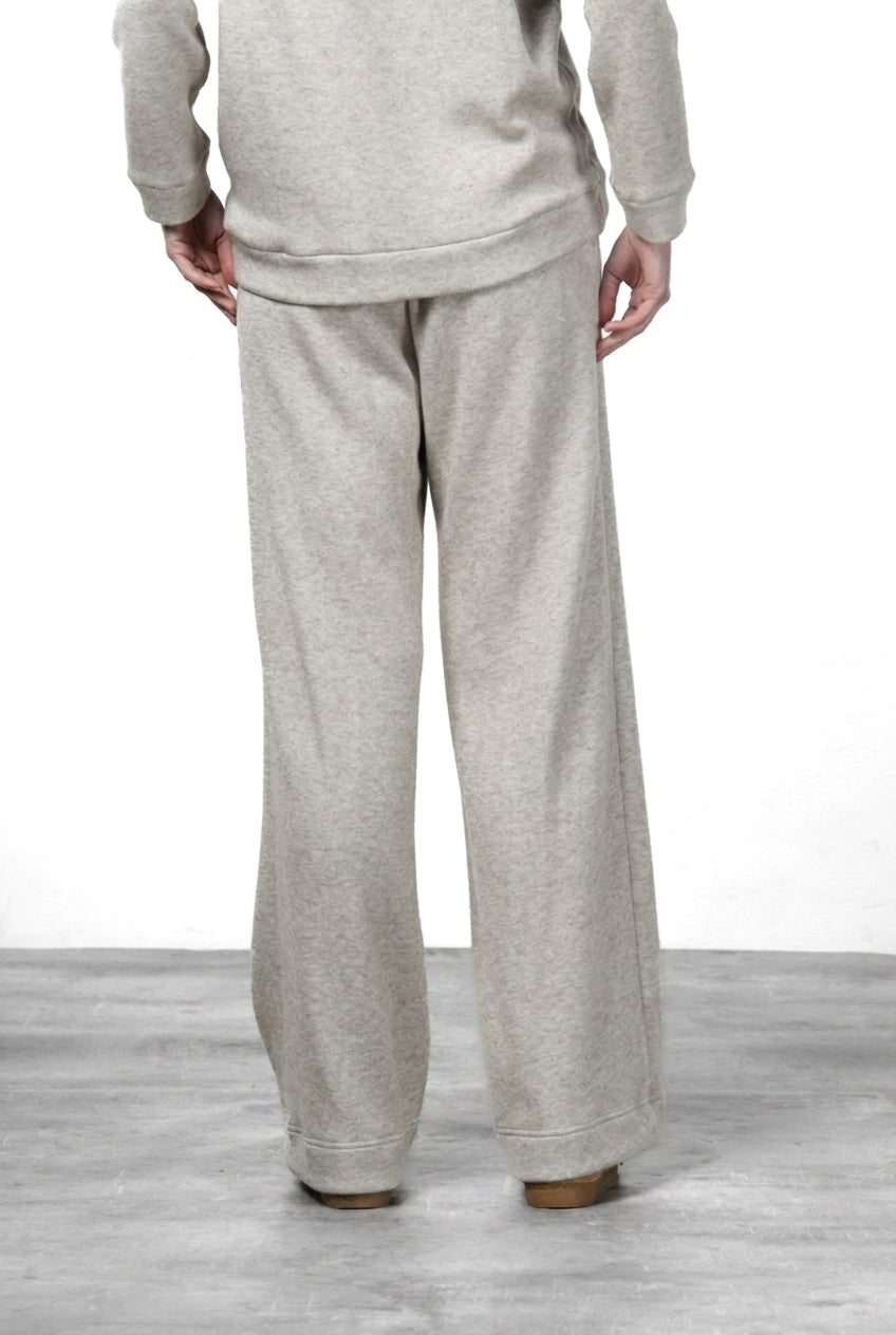 New York Studio Elax pantalon chino femme en jersey effet maille straight fit