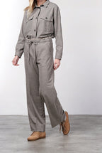 New York Studio Elax pantalón chino de mujer en lana straight fit