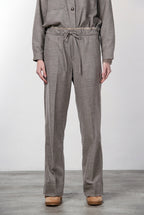 New York Studio Elax pantalón chino de mujer en lana straight fit