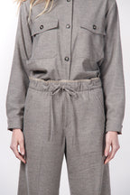 New York Studio Elax pantalón chino de mujer en lana straight fit