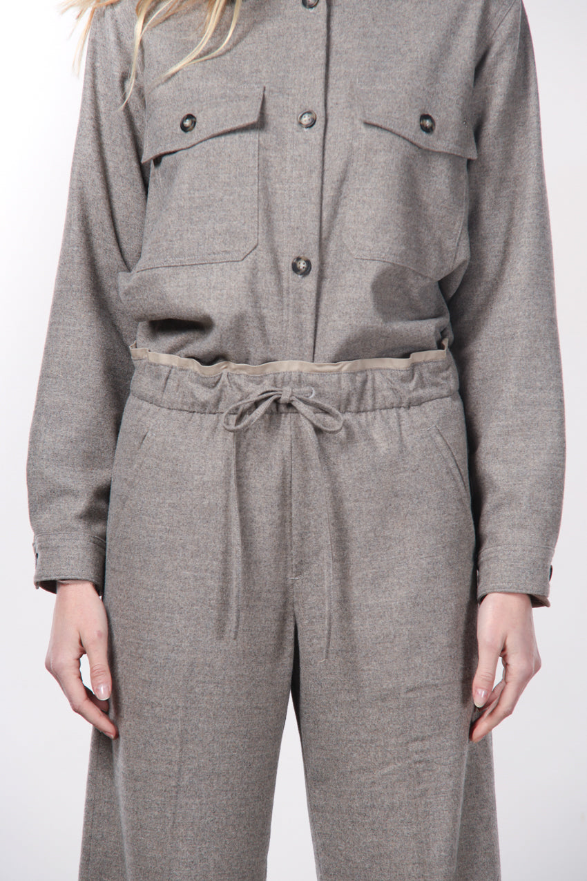 New York Studio Elax pantalón chino de mujer en lana straight fit