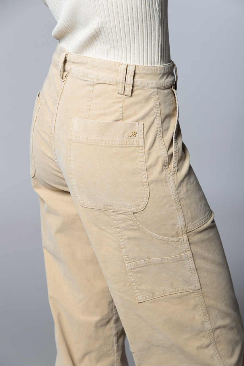 Dallas Wide L women’s 1000-wale corduroy cargo pant wide leg
