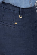 New York Studio Cropped pantalón chino mujer en esterilla straight fit