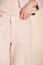 New York Studio Cropped pantalón chino mujer en esterilla straight fit