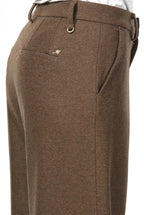 New York Studio Tailored pantalón chino de mujer en jersey franela straight fit
