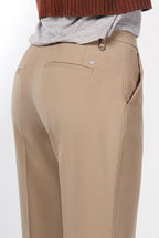 New York Studio Tailored Women's Wool Chino Trousers, Straight Fit