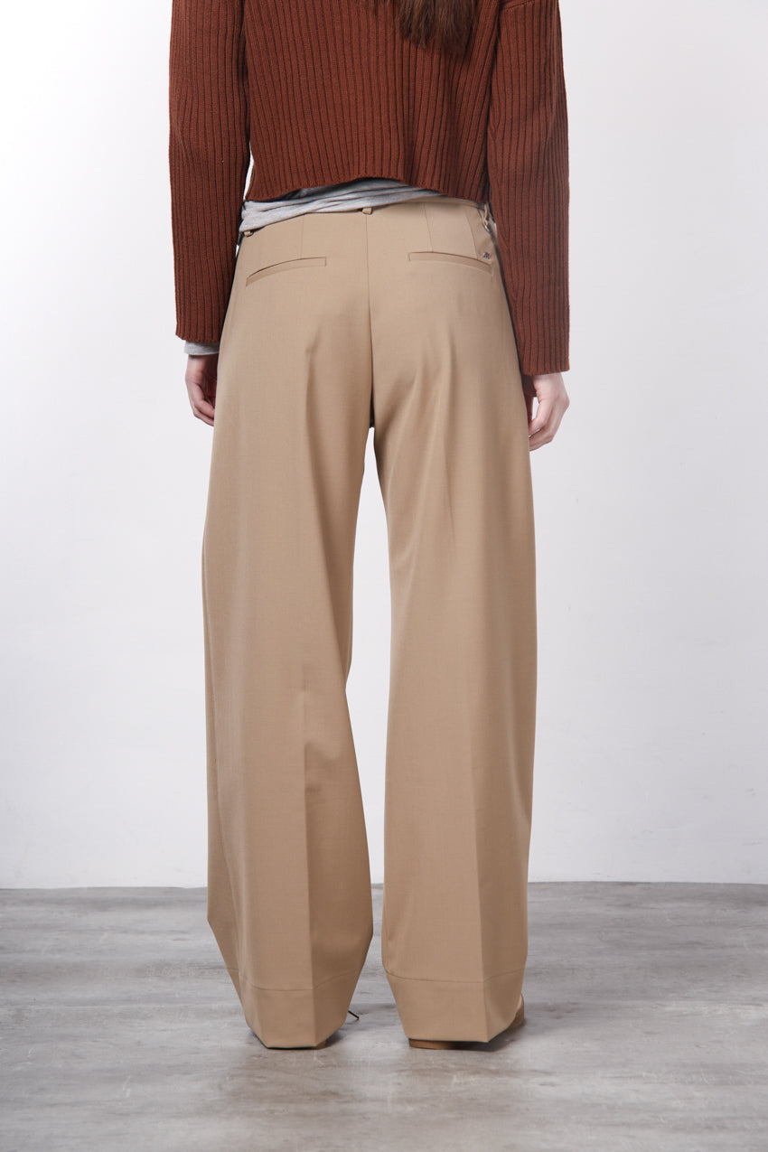 New York Studio Tailored Women's Wool Chino Trousers, Straight Fit