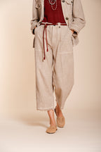 Vivienne Work pantalón cargo mujer en esterilla balloon fit