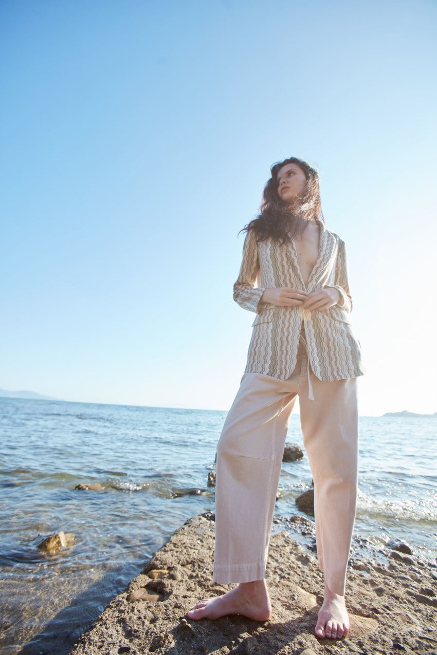 Vivienne City women's chino pants in bull stretch balloon fit