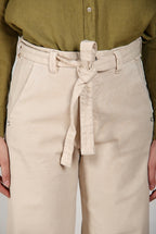 Vivienne City pantalone chino donna in bull stretch balloon fit