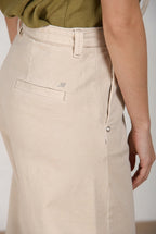 Vivienne City pantalone chino donna in bull stretch balloon fit