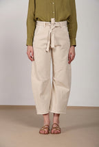 Vivienne City pantalone chino donna in bull stretch balloon fit