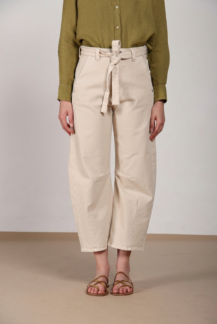 Vivienne City women's chino pants in stretch bull balloon fit