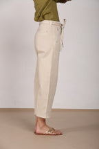 Vivienne City pantalone chino donna in bull stretch balloon fit