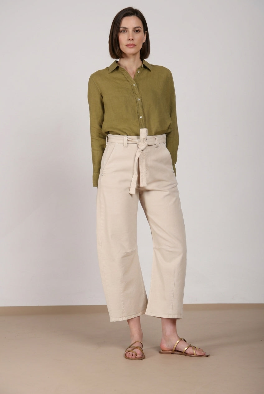 Vivienne City women's chino pants in stretch bull balloon fit