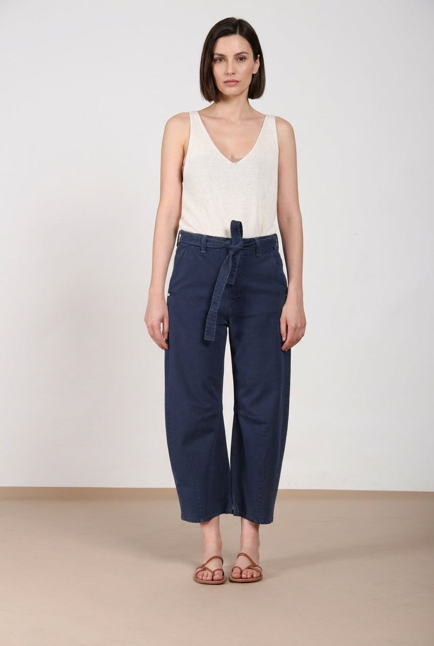 Vivienne City pantalone chino donna in bull stretch balloon fit
