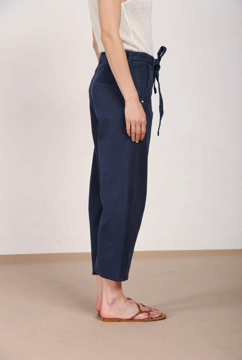 Vivienne City pantalone chino donna in bull stretch balloon fit