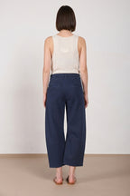 Vivienne City pantalone chino donna in bull stretch balloon fit