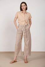 Vivienne City pantalón chino mujer en bull stretch balloon fit