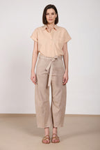 Vivienne City pantalón chino mujer en bull stretch balloon fit
