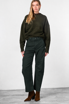 Vivienne City pantalone chino donna in gabardina baloon fit