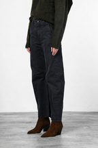 Vivienne City pantalon chino femme en gabardine balloon fit