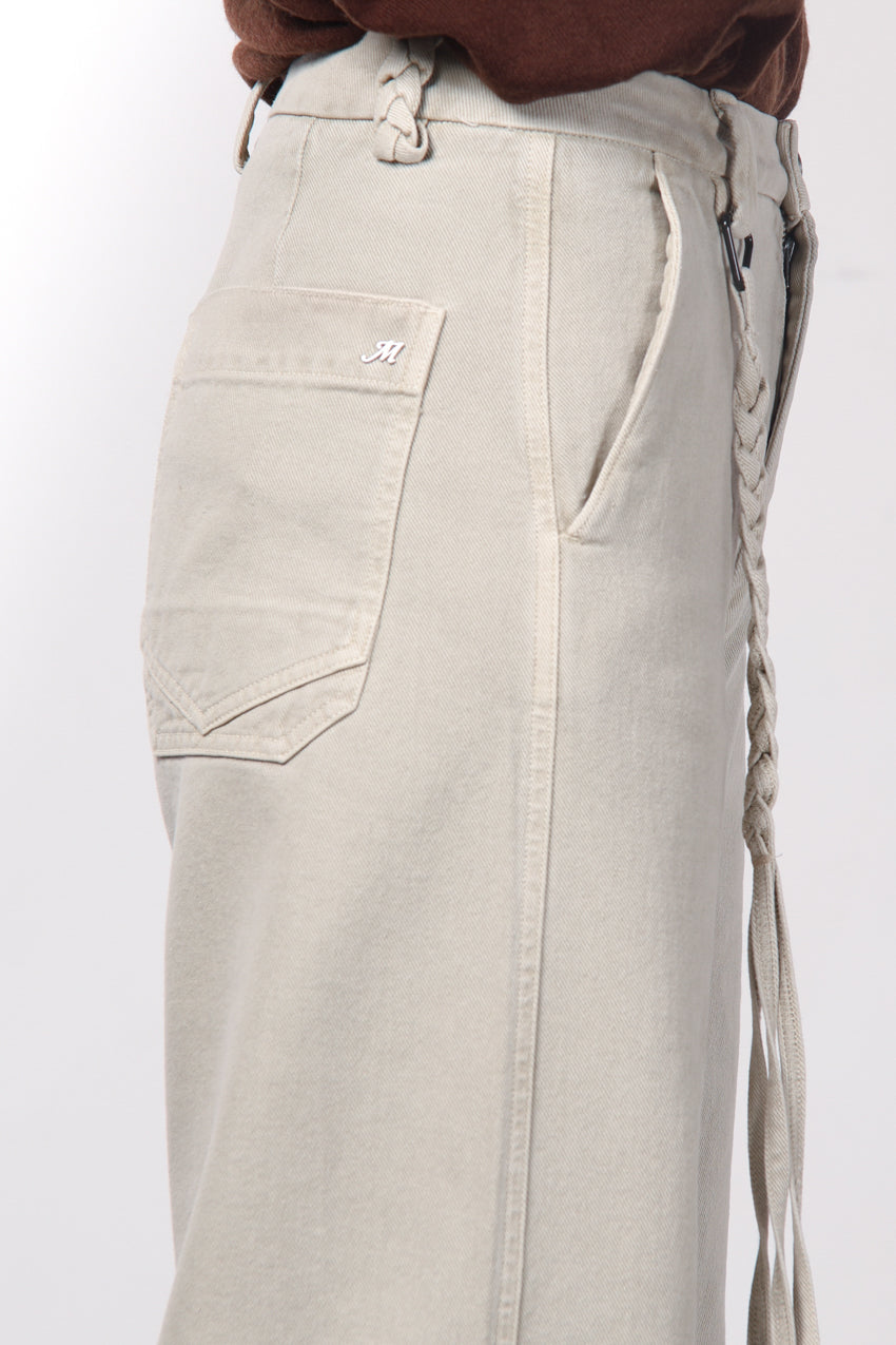 Valerie pantalón chino de mujer en twill balloon fit