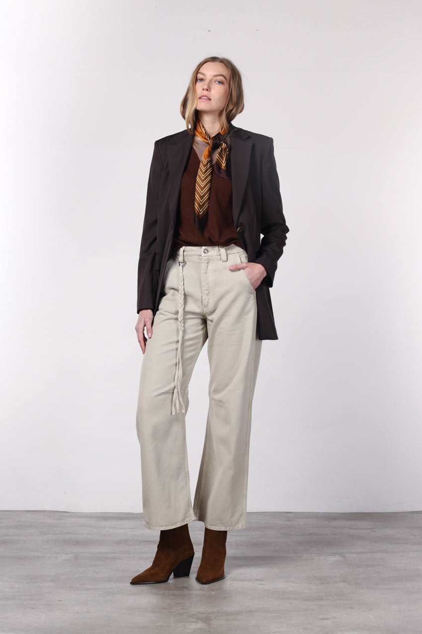 Valerie pantalón chino de mujer en twill balloon fit