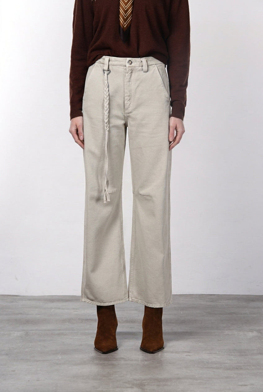 Valerie pantalón chino de mujer en twill balloon fit