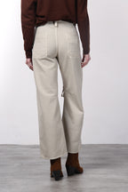 Valerie pantalón chino de mujer en twill balloon fit