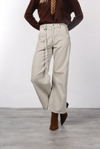 Valerie pantalón chino de mujer en twill balloon fit