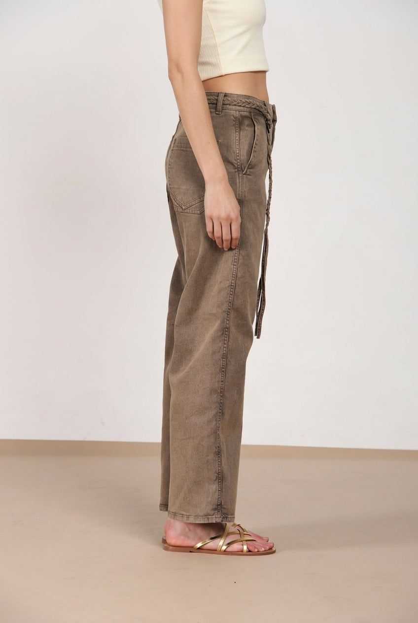 Valerie pantalon denim femme balloon fit