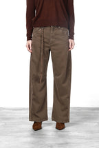 Veronique pantalon chino femme en twill balloon fit ①