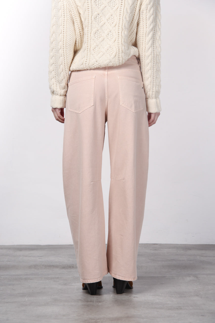 Virginie pantalon chino femme en twill balloon fit ①
