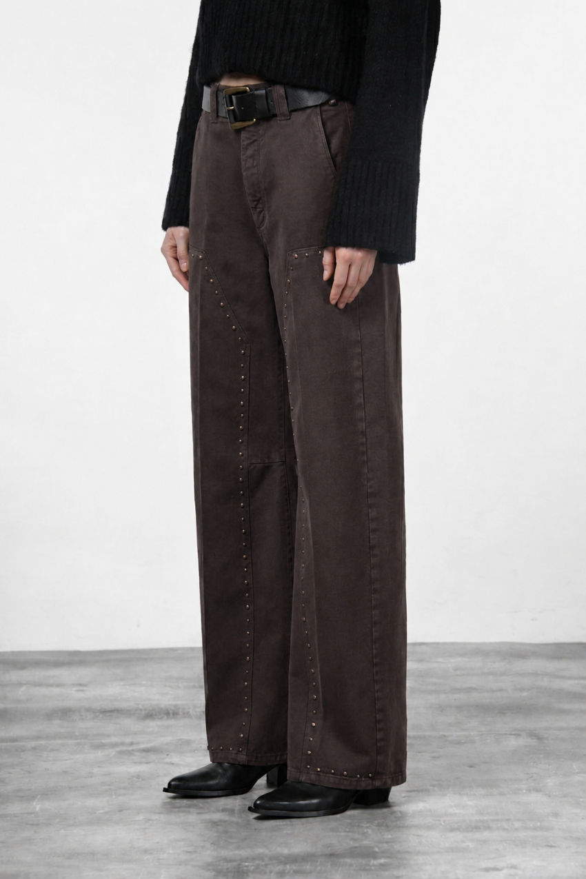 Silvye pantalon chino femme en twill balloon fit
