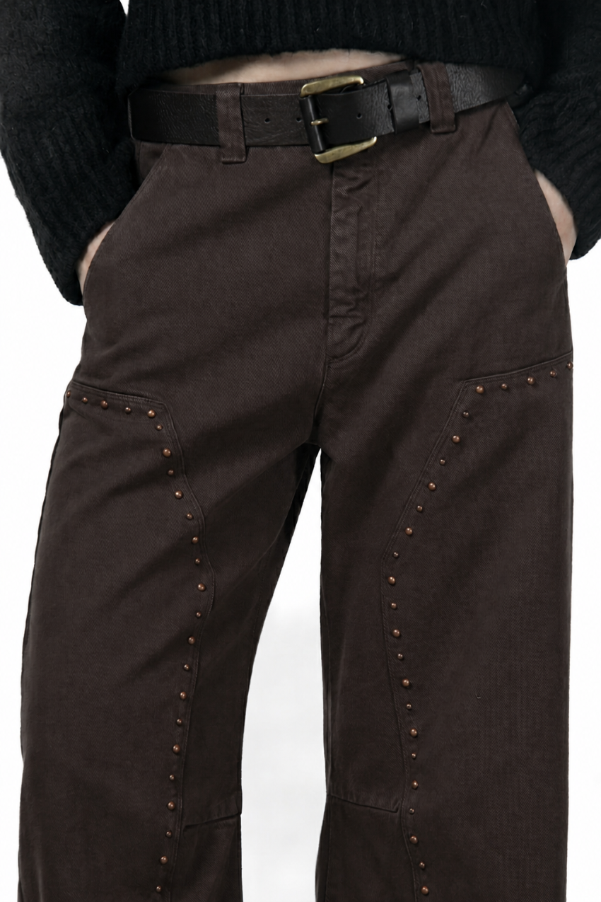 Silvye pantalon chino femme en twill balloon fit