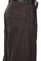 Silvye pantalon chino femme en twill balloon fit