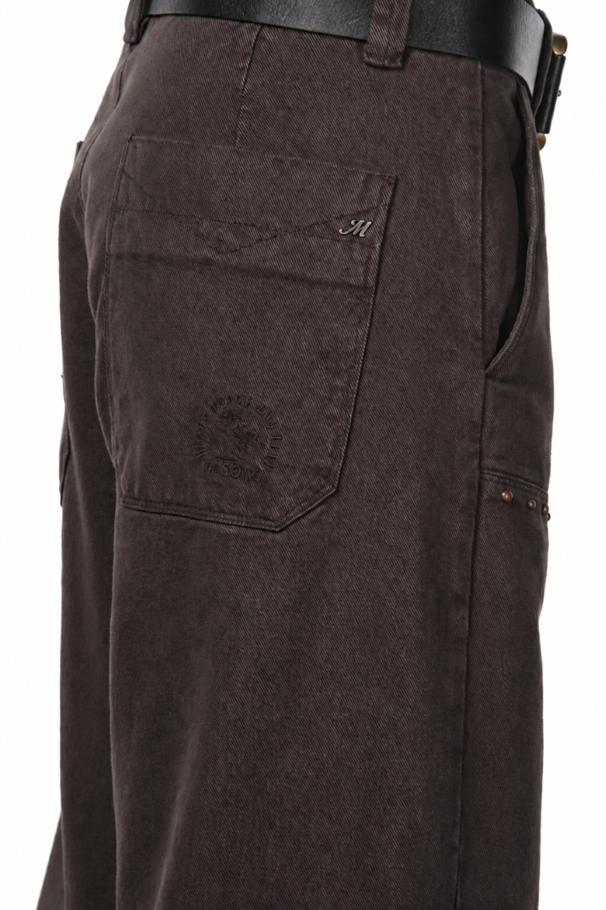 Silvye pantalon chino femme en twill balloon fit