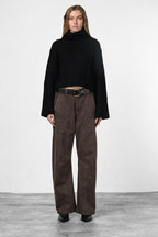 Silvye pantalon chino femme en twill balloon fit
