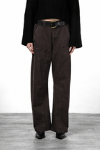 Silvye pantalon chino femme en twill balloon fit
