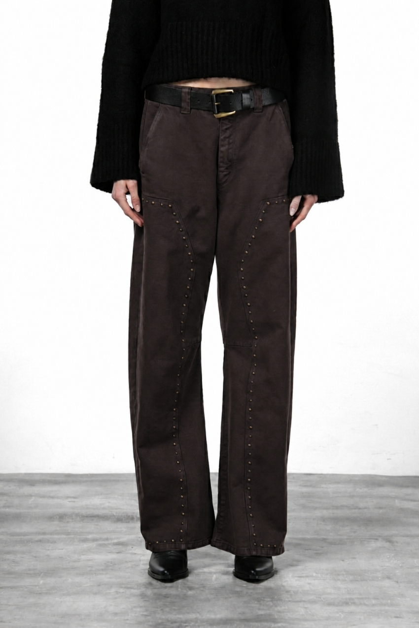 Silvye pantalon chino femme en twill balloon fit