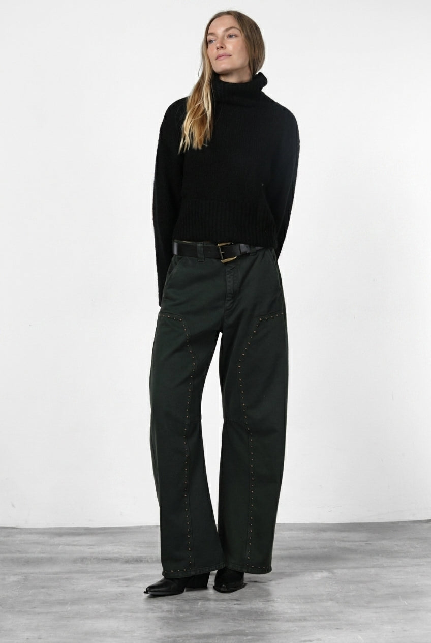 Silvye pantalone chino donna in twill baloon fit