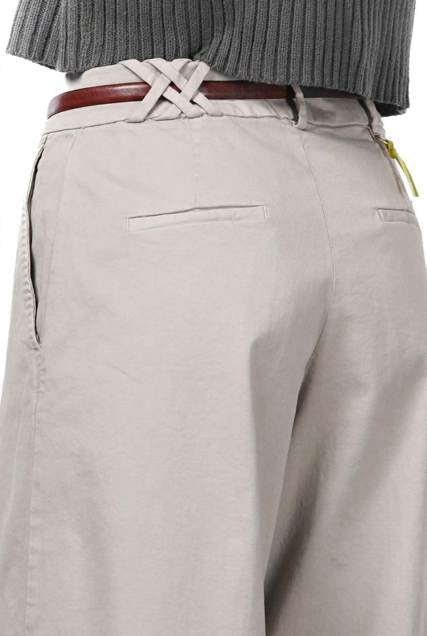 New York Wide women’s chino trousers in satin, wide leg