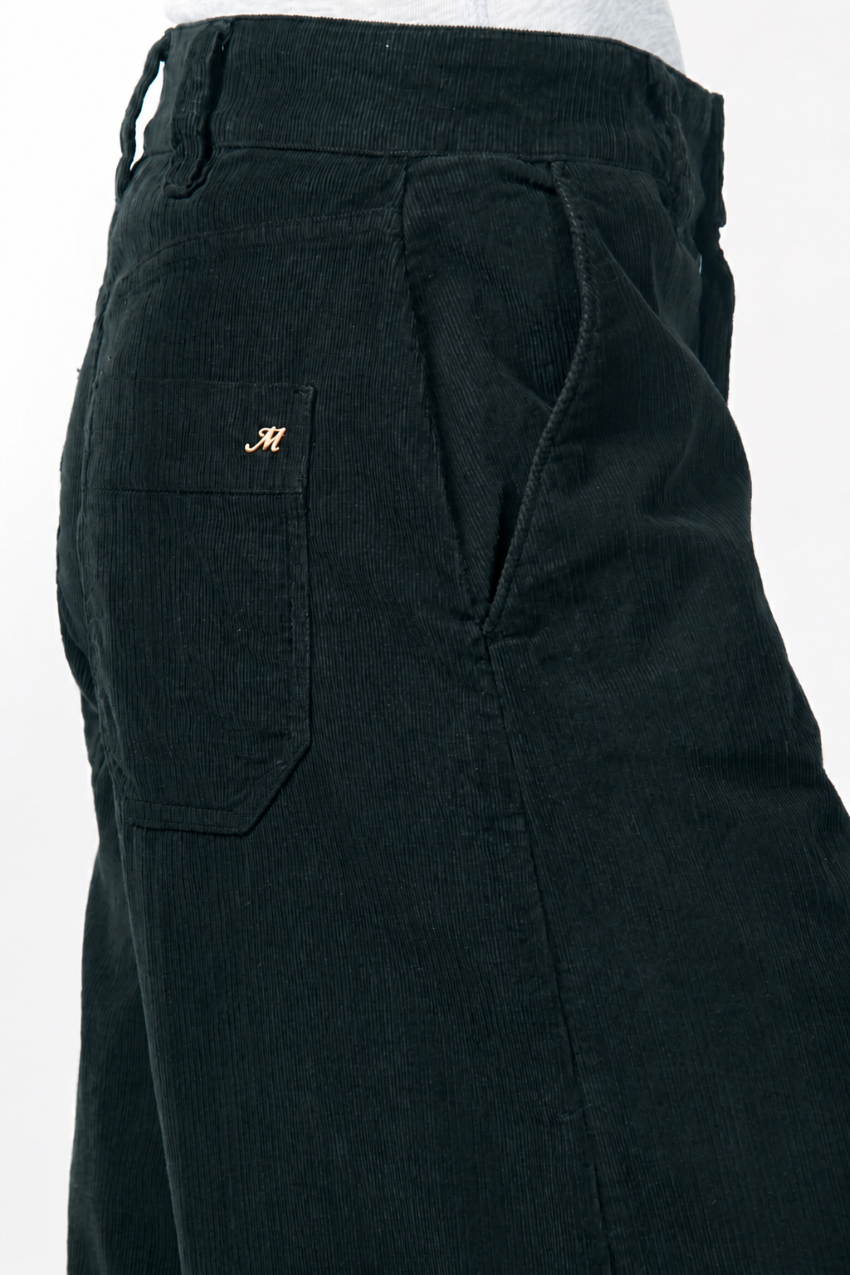 New York Wide women's chino trousers in 500-wale corduroy, wide leg