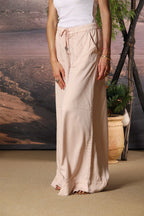 Portofino women's chino trousers in modal wide leg