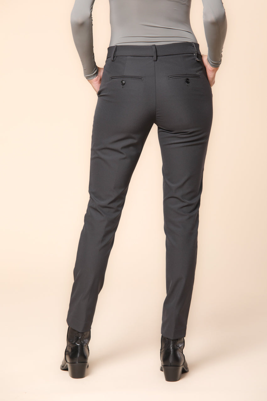 New York Slim pantalone chino donna in jersey slim fit