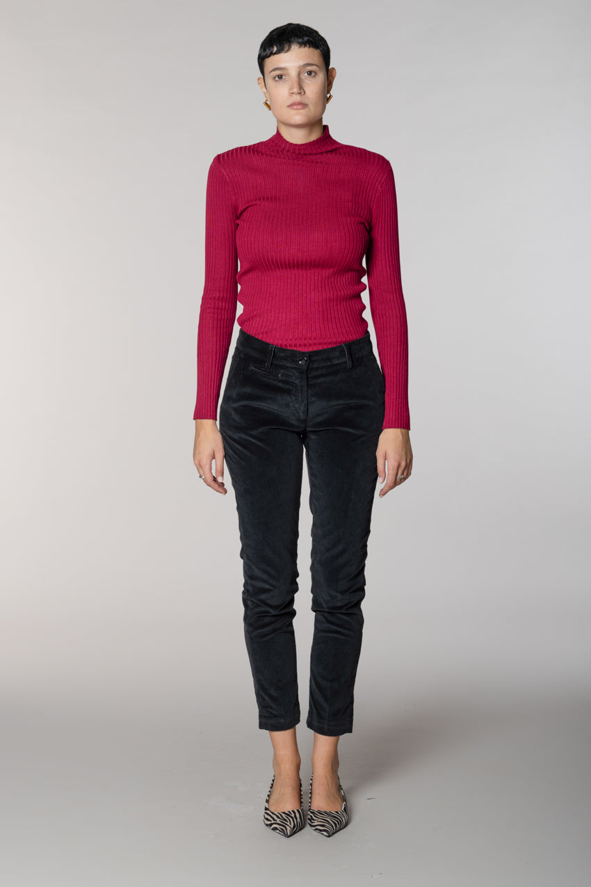 New York Slim women’s chino trousers in corduroy slim fit