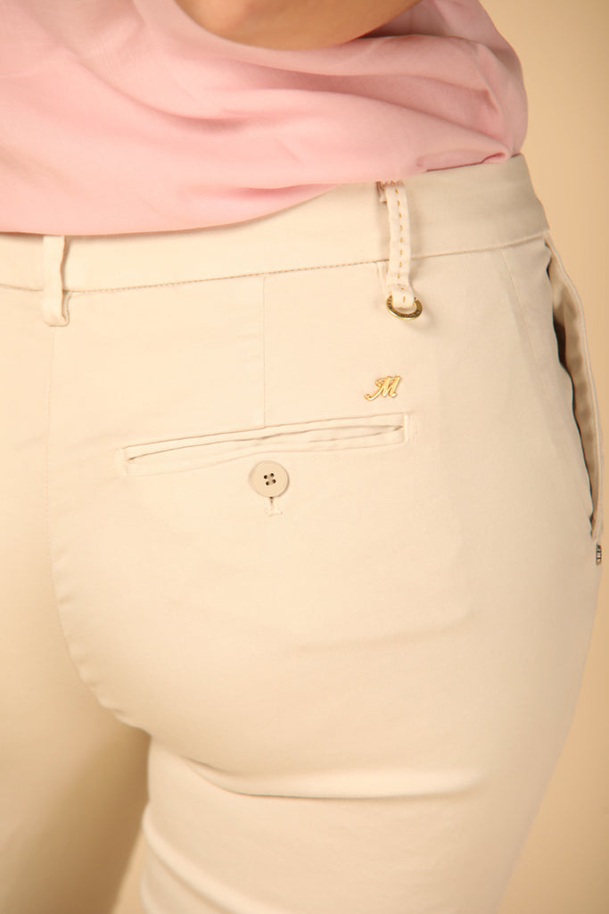 Image 3 of women's chino pants, New York model, stucco slim fit by Mason's