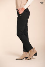 Foto 4 New York Slim pantalone chino donna in raso slim fit ①